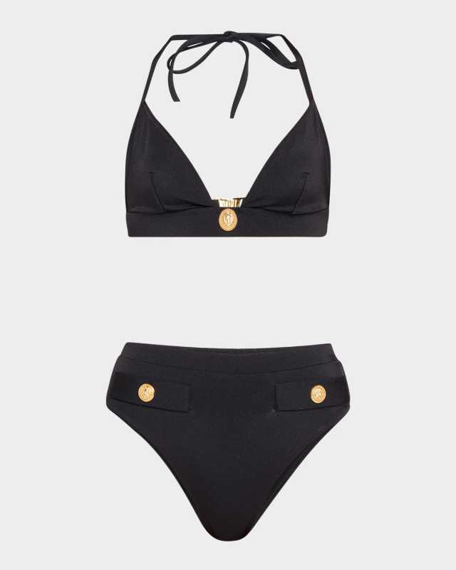 Maison Triangle Two-Piece Swimsuit